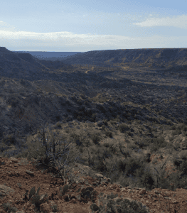 Palo Duro Canyon State Park 6 Sweeping view of Palo Duro Canyon from the top of the Rock Garden Trail